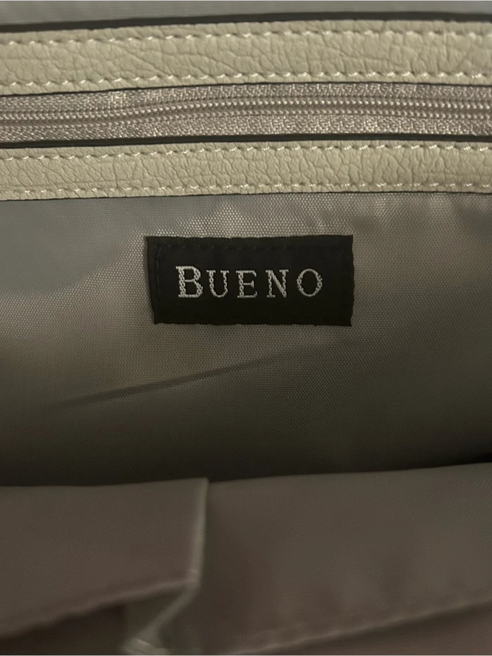Bueno Bag Light Gray with Detachable Shoulder Strap